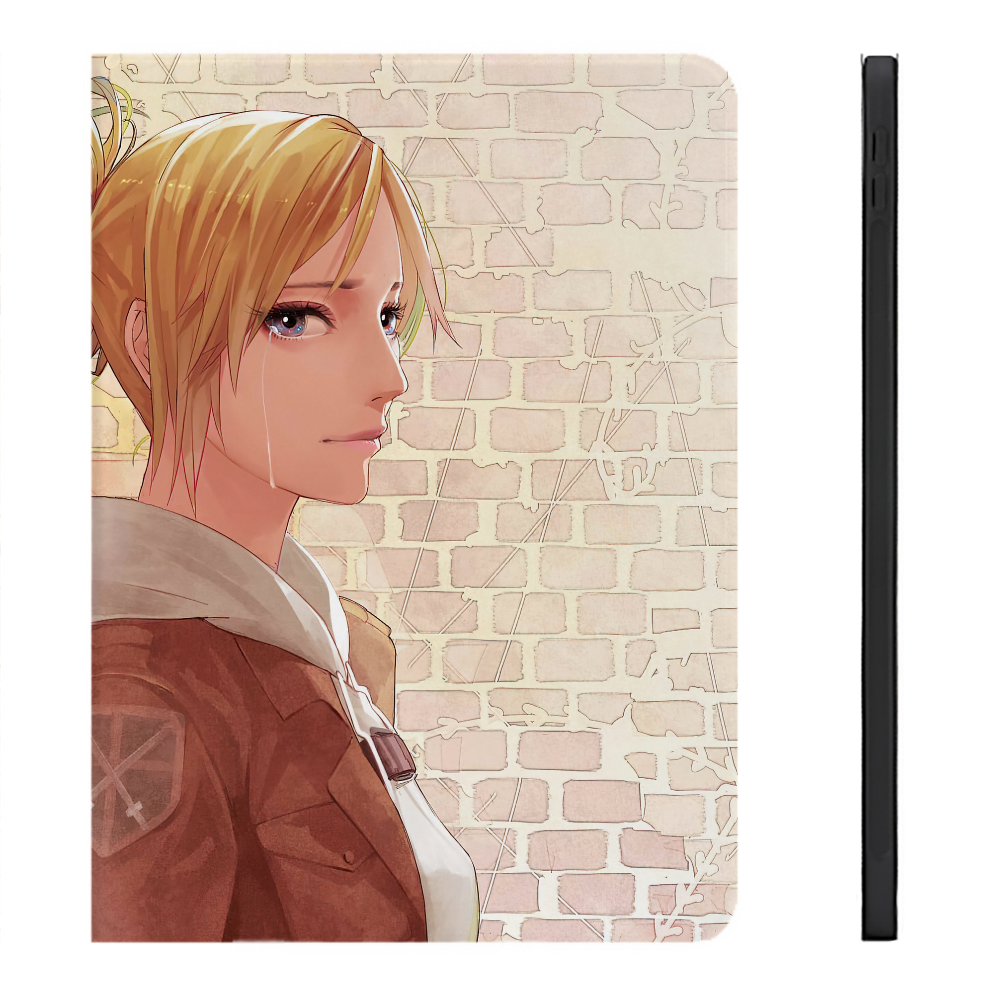 （画像用） 進撃の巨人 Attack on Titan IPadケース ペンホルダー付き ブックスタイルデザイン